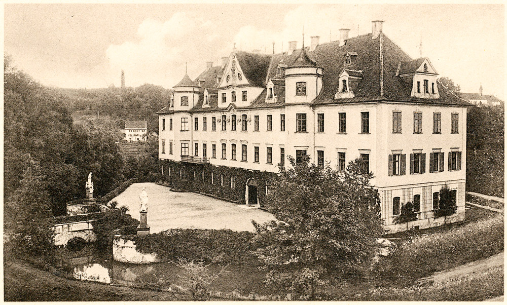 Historische Aufnahme vom Schloss Waldsee